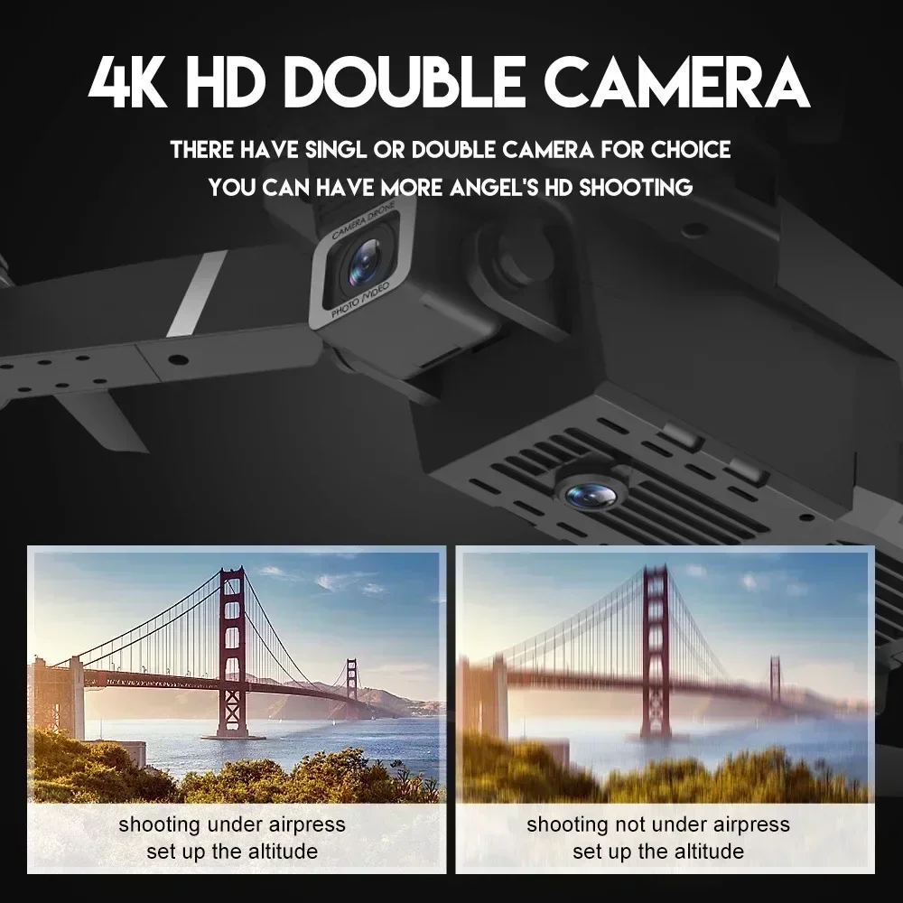 E88 프로 와이파이 FPV 드론, 광각 HD 4K 1 - Drone Camera Lens 리뷰 및 가격